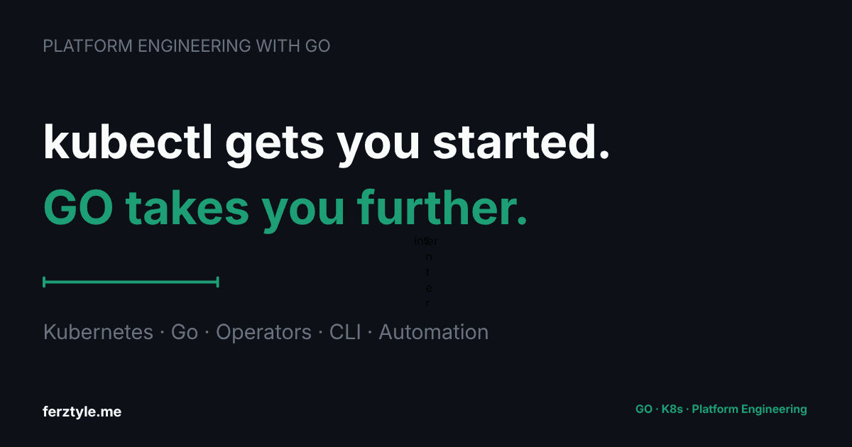 Platform Engineering with Go